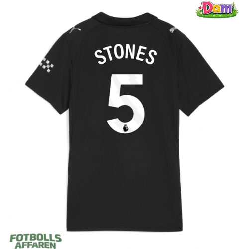 Manchester City John Stones #5 Bortatröja Kvinnor 2025-26 Kortärmad